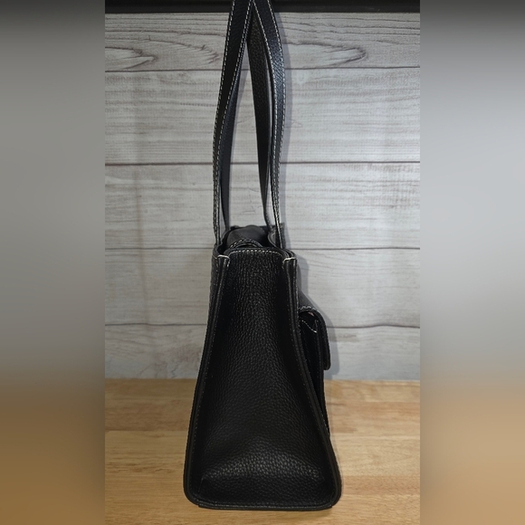 Dooney & Bourke Janine Pebbled Leather Tote With Front Pocket - Picture 5 of 16